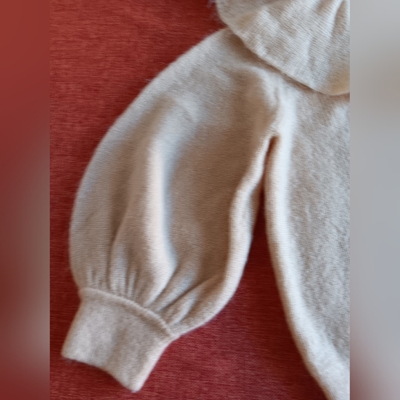 ba&sh Cream Sweater with Ruffled Collar - Picture 4 of 6